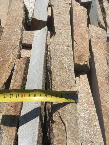 Горбушка златолит золотистый для облицовки купить в Пущино