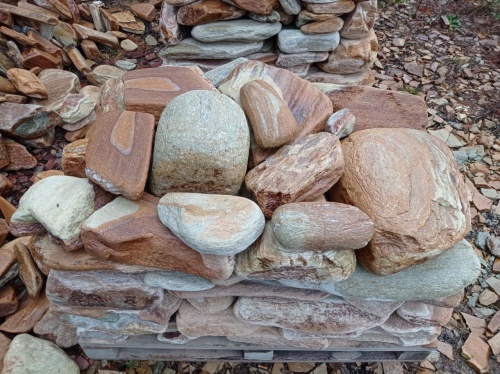 Златолит жёлтый, жёлто-зелёный глыбки и валуны для ланшафтного дизайна купить в Пущино