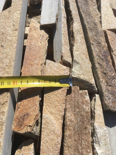 Горбушка златолит золотистый для облицовки купить в Пущино