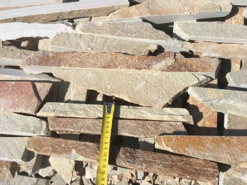 Горбушка златолит золотистый для облицовки купить в Пущино