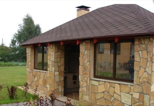 Плитняк златолит жёлтый золотистый для фасада 1,5-3см купить в Пущино