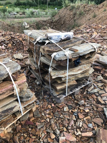 Плитняк кора дерева 50-100мм для пошаговых дорожек купить в Пущино