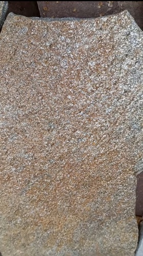 Плитняк златолит серебристый для цоколя, отмостки купить в Пущино