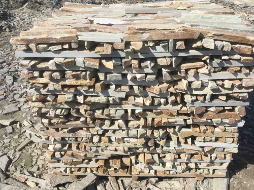 Горбушка златолит золотистый для облицовки купить в Пущино