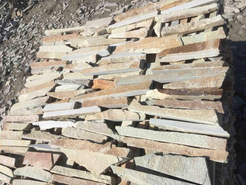 Горбушка златолит золотистый для облицовки купить в Пущино