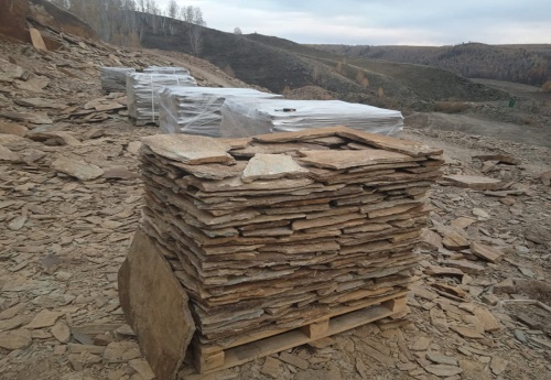 Плитняк кора дерева для цоколя, отмостки купить в Пущино