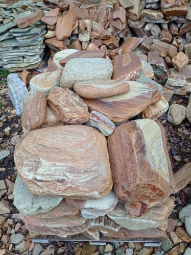 Златолит жёлтый, жёлто-зелёный глыбки и валуны для ланшафтного дизайна купить в Пущино