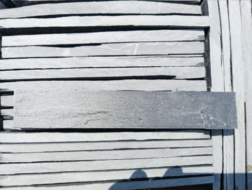 Плитка чёрная из натурального камня фасадная 30 см * 5 см, толщина 7 мм -30 мм купить в Пущино